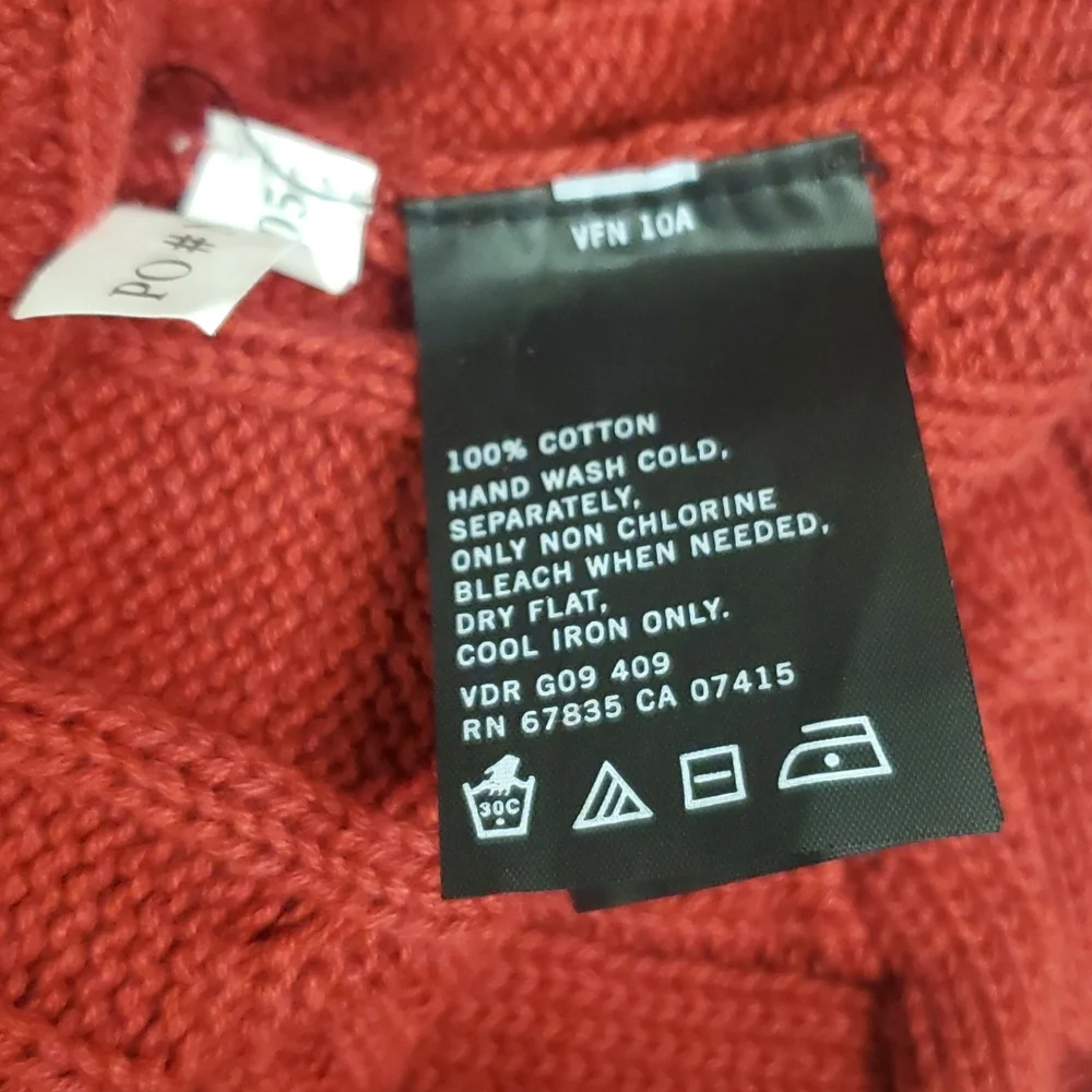Nautica Preppy Academia Cable Knit Sweater - Picture 3 of 3